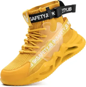 Steel Toe Shoes for Men Women Lightweight Steel Toe Sneakers Safety Shoes Comfortable Indestructible Steel Toe Boots Non Slip Work Shoes