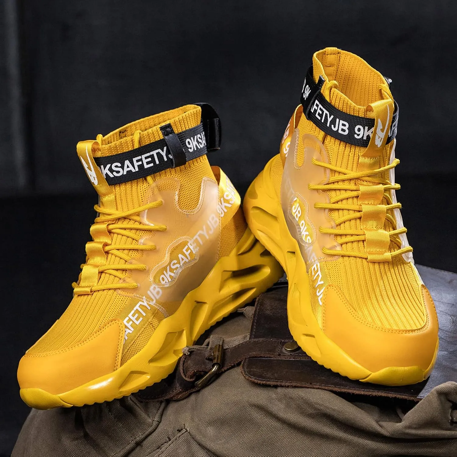 Steel Toe Shoes for Men Women Lightweight Steel Toe Sneakers Safety Shoes Comfortable Indestructible Steel Toe Boots Non Slip Work Shoes