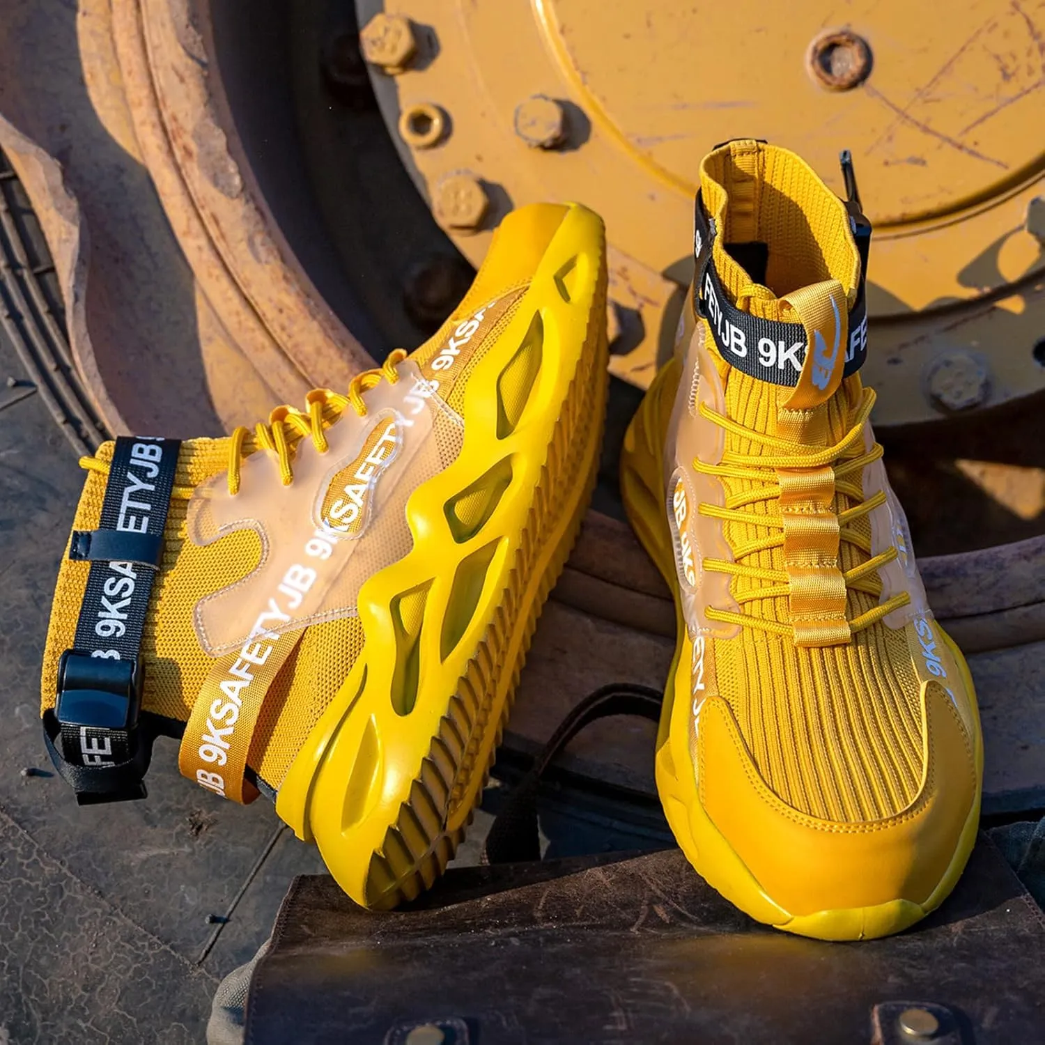 Steel Toe Shoes for Men Women Lightweight Steel Toe Sneakers Safety Shoes Comfortable Indestructible Steel Toe Boots Non Slip Work Shoes