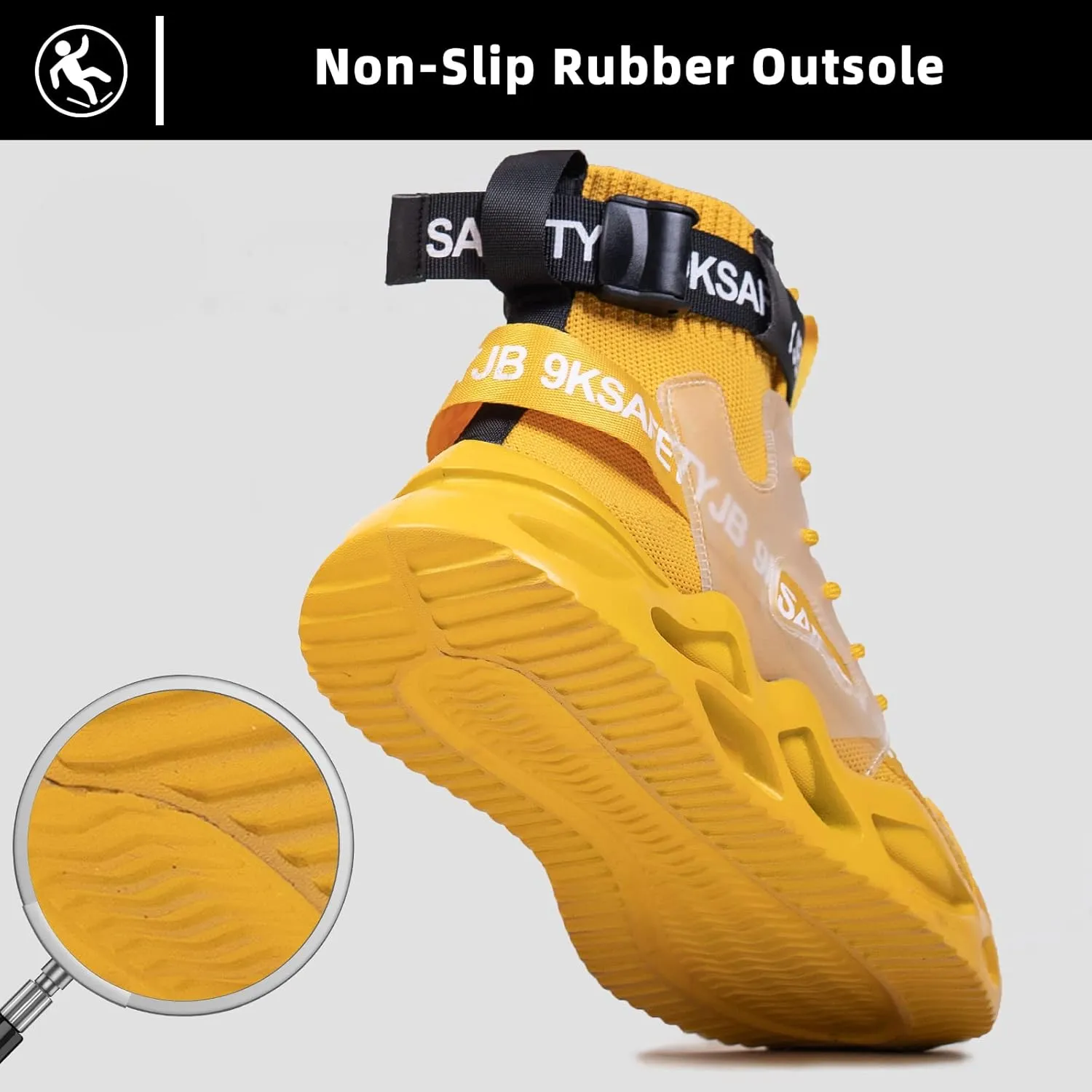 Steel Toe Shoes for Men Women Lightweight Steel Toe Sneakers Safety Shoes Comfortable Indestructible Steel Toe Boots Non Slip Work Shoes
