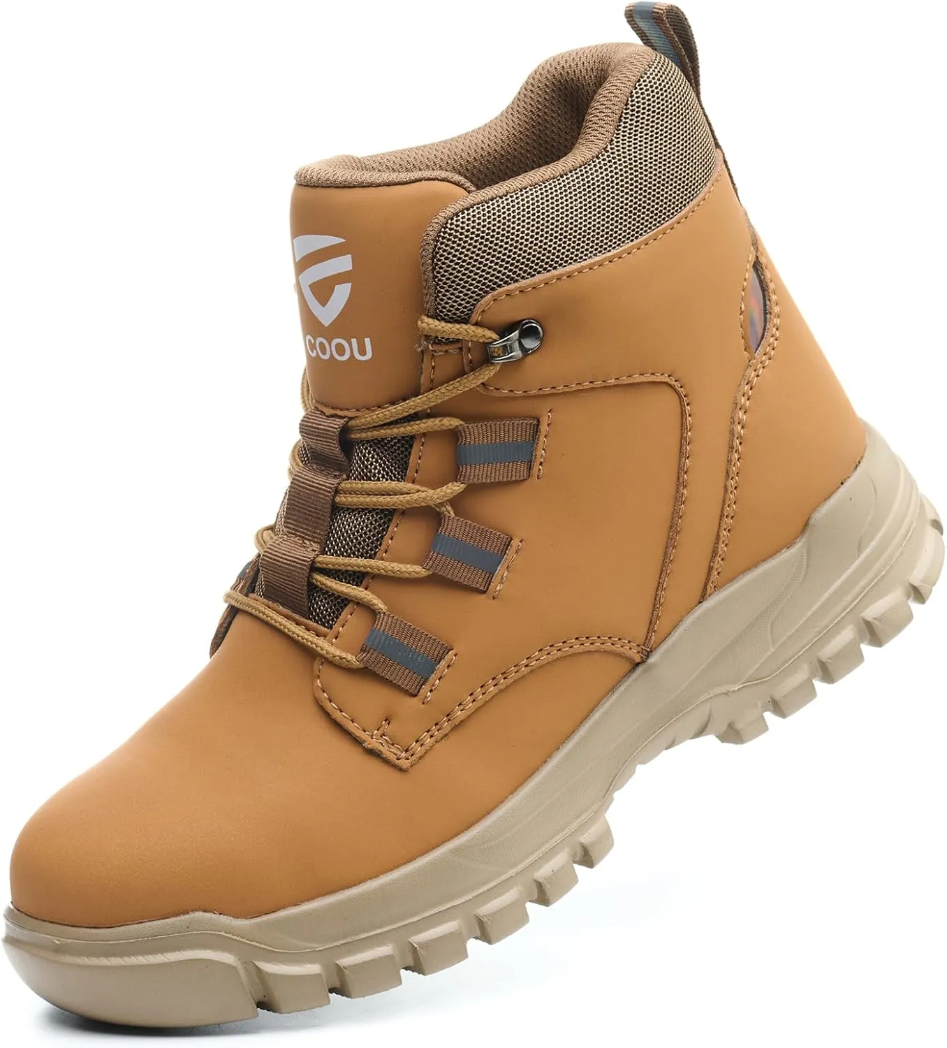 Steel Toe Work Boots for Men Women Slip Resistant Puncture-Resistant Lightweight Safety Shoes Industrial & Construction Work Boots