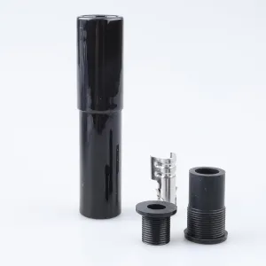 Straight Black Ceramic Spark Plug Boot Kits Fit 8 mm Wires