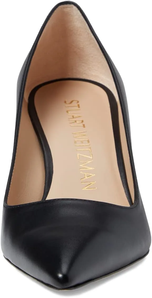 Stuart Weitzman® Stuart 75 Pump Sandals for Women – Suede Upper – Leather Outsole and Lining – Pointed