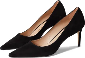 Stuart Weitzman® Stuart 75 Pump Sandals for Women – Suede Upper – Leather Outsole and Lining – Pointed