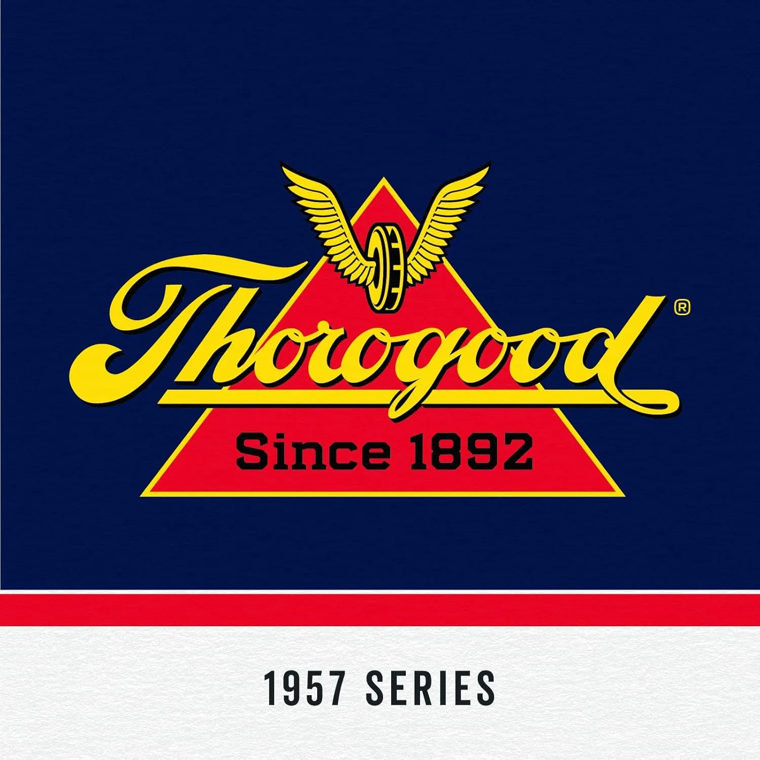 Thorogood 1957 Series 8” Waterproof Steel Toe Work Boots for Men - Full-Grain Leather with Moc Toe, Slip-Resistant Wedge Outsole, and Shock-Absorbing Insole; EH Rated