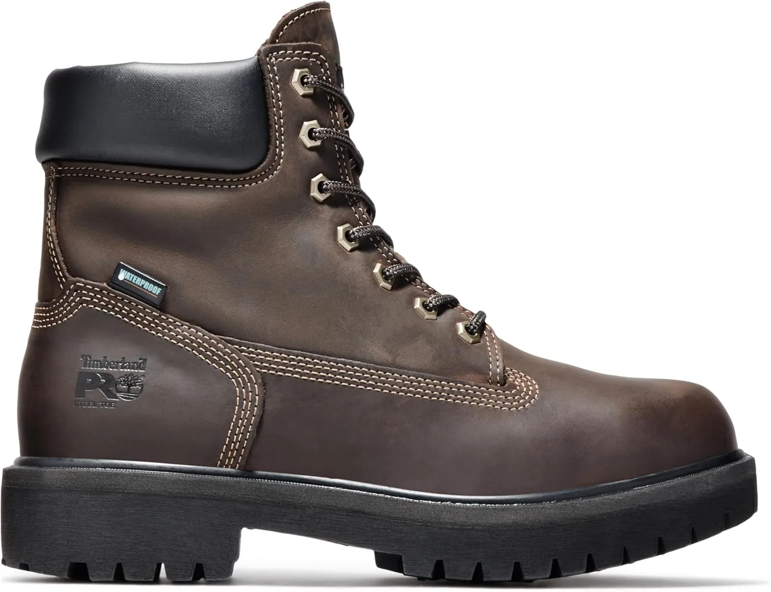 Timberland PRO mens Direct Attach 6 Inch Steel Safety Toe Waterproof Insulated