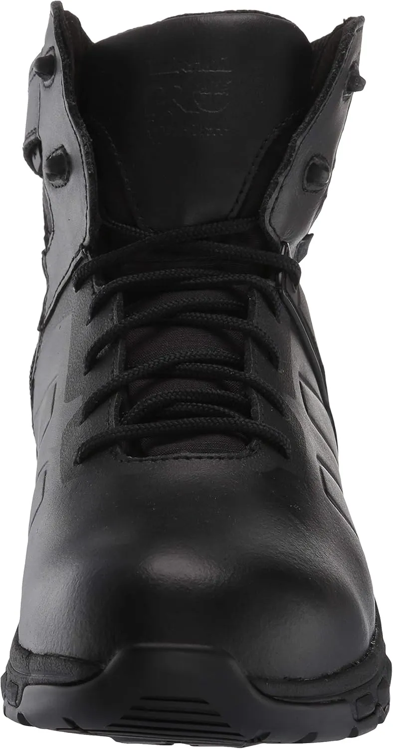 Timberland PRO Men's Hypercharge 6 Inch Soft Toe Side-Zip Waterproof Industrial Boot