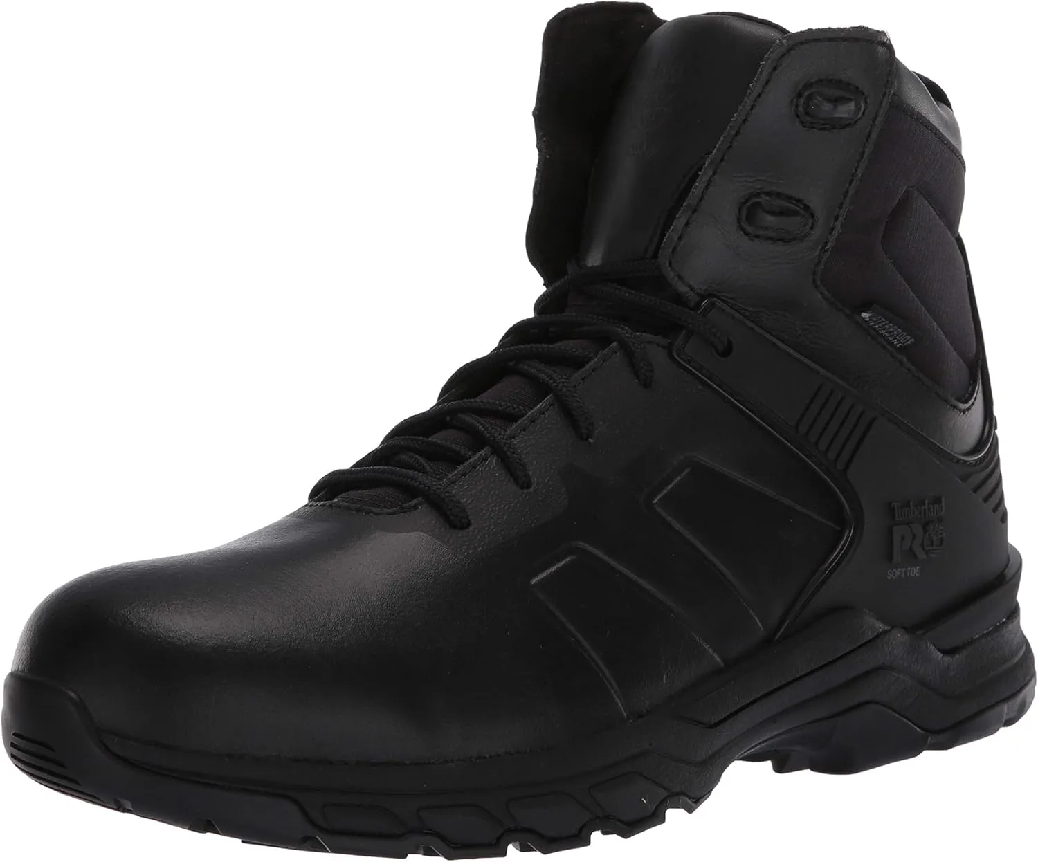 Timberland PRO Men's Hypercharge 6 Inch Soft Toe Side-Zip Waterproof Industrial Boot