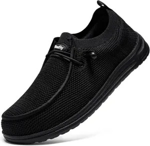 Tinefiy Steel Toe Shoes for Women Lightweight Comfortable Slip On Safety Work Sneakers Cushion Puncture Proof Shoes Indestructible Shoe