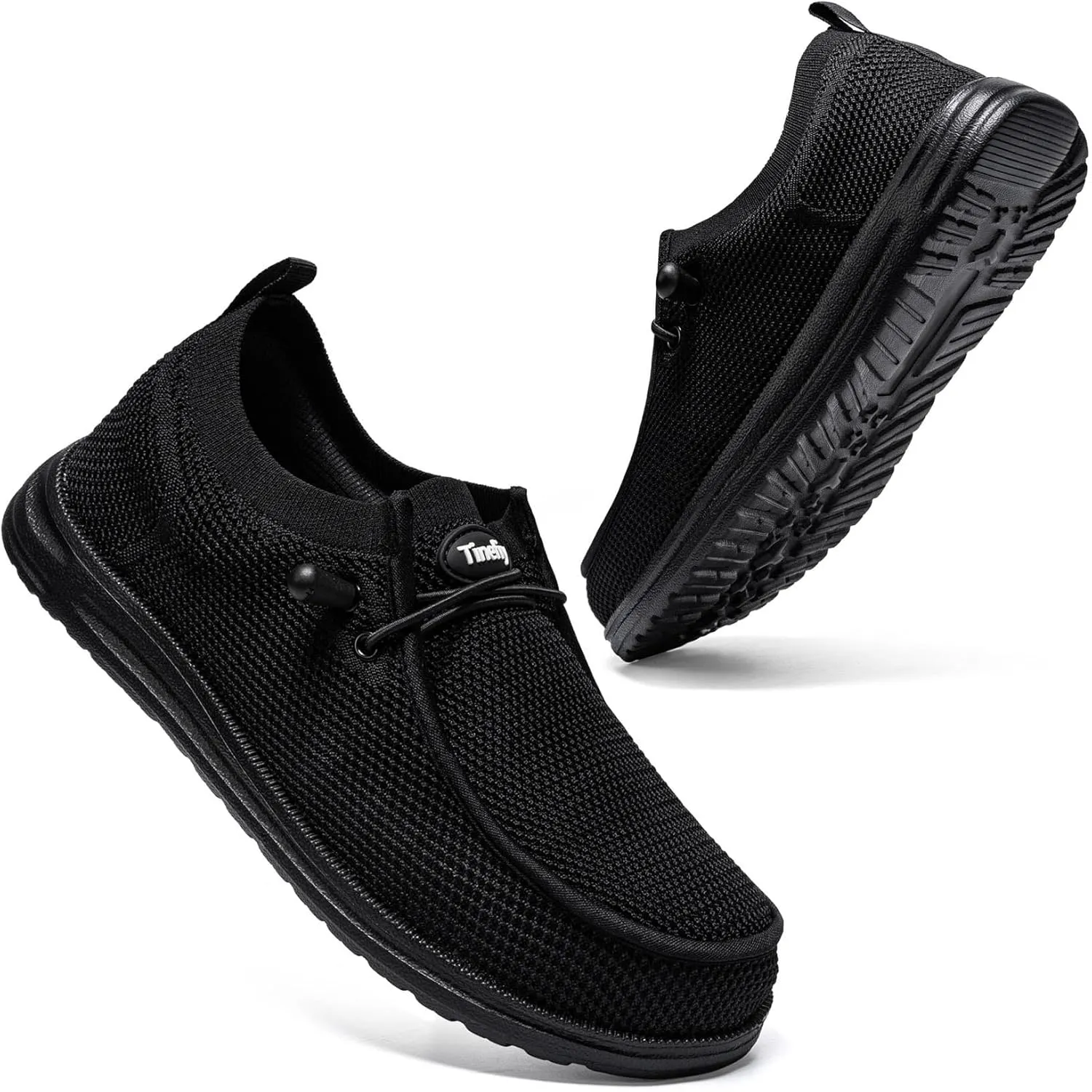 Tinefiy Steel Toe Shoes for Women Lightweight Comfortable Slip On Safety Work Sneakers Cushion Puncture Proof Shoes Indestructible Shoe