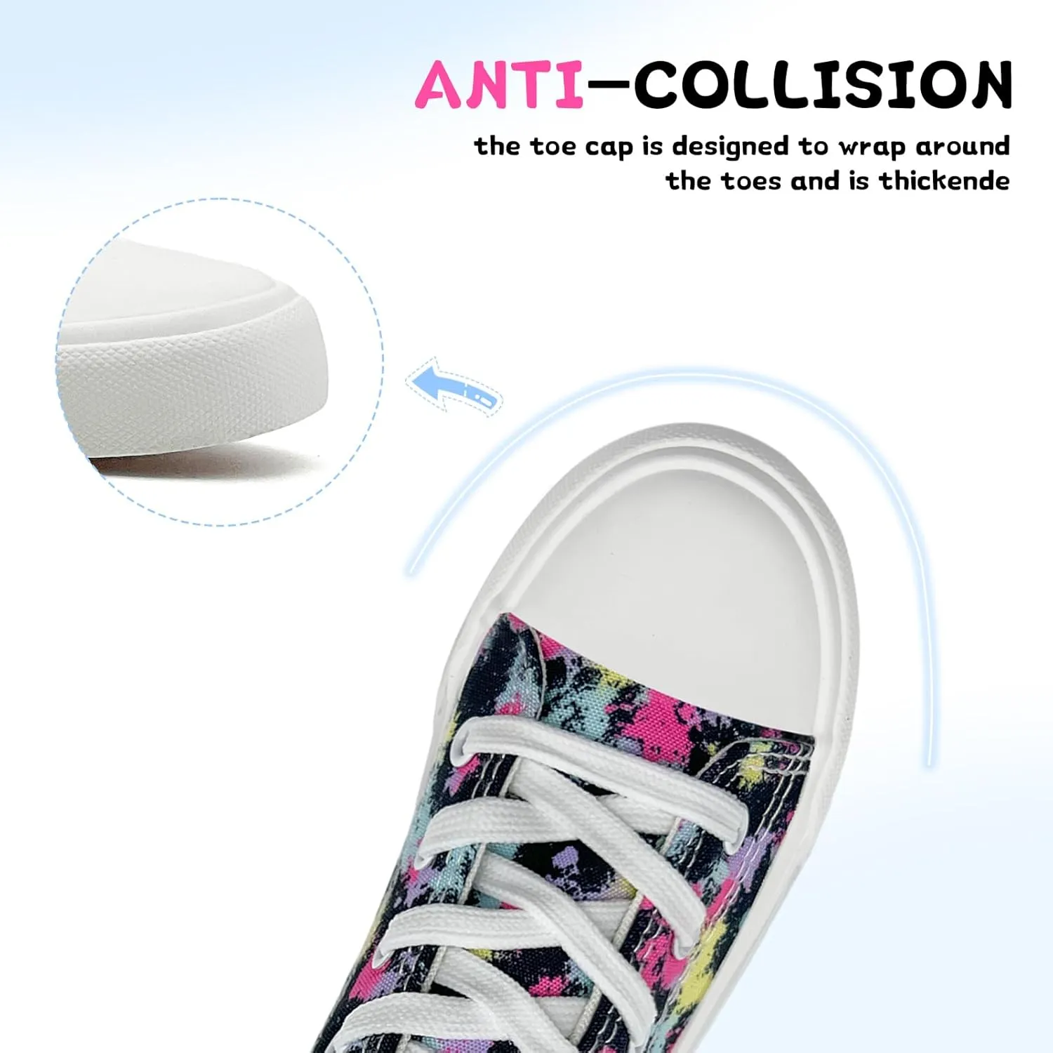 Toddler/Little Sneakers for Girls Boys Kids Fashion High Tops Canvas Shoes Classic Casual Tennis Shoes Colorful Shoes