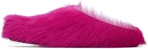 Vertundy Women's Fur Mules Slip On Real Fur Slides Flat Round Toe Platform Fuzzy Clogs Shoes