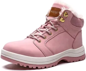 visionreast Men Womens Winter Snow Boots Insulated Outdoor Hiking Shoes Fur Lined Warm Boots