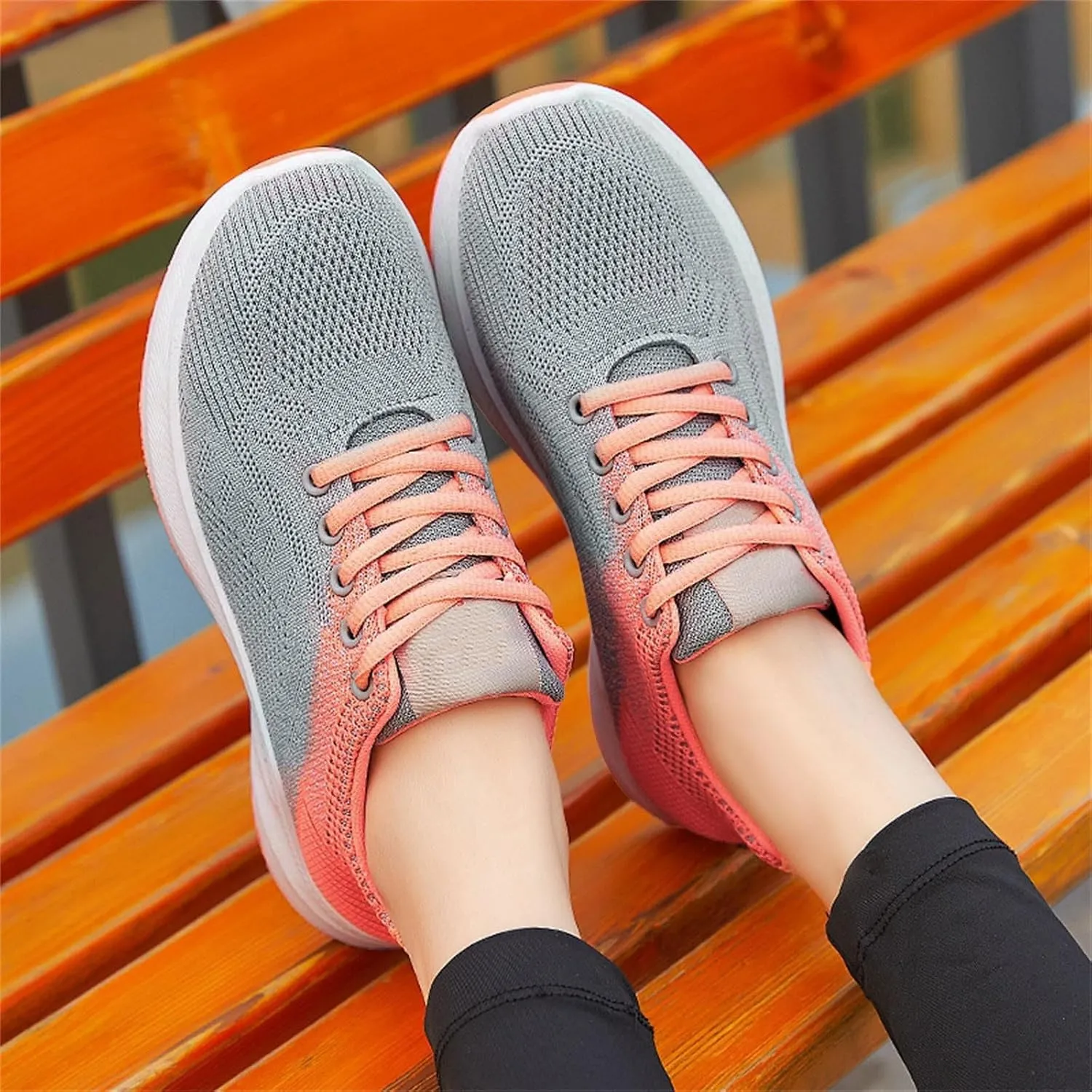 Walking Shoes for Women Arch Support Orthopedic Shoes Mesh Breathable Lightweight Tennis Walking Shoes Comfortable Casual Athletic Sneakers for Gym Workout Sports