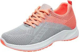 Walking Shoes for Women Arch Support Orthopedic Shoes Mesh Breathable Lightweight Tennis Walking Shoes Comfortable Casual Athletic Sneakers for Gym Workout Sports
