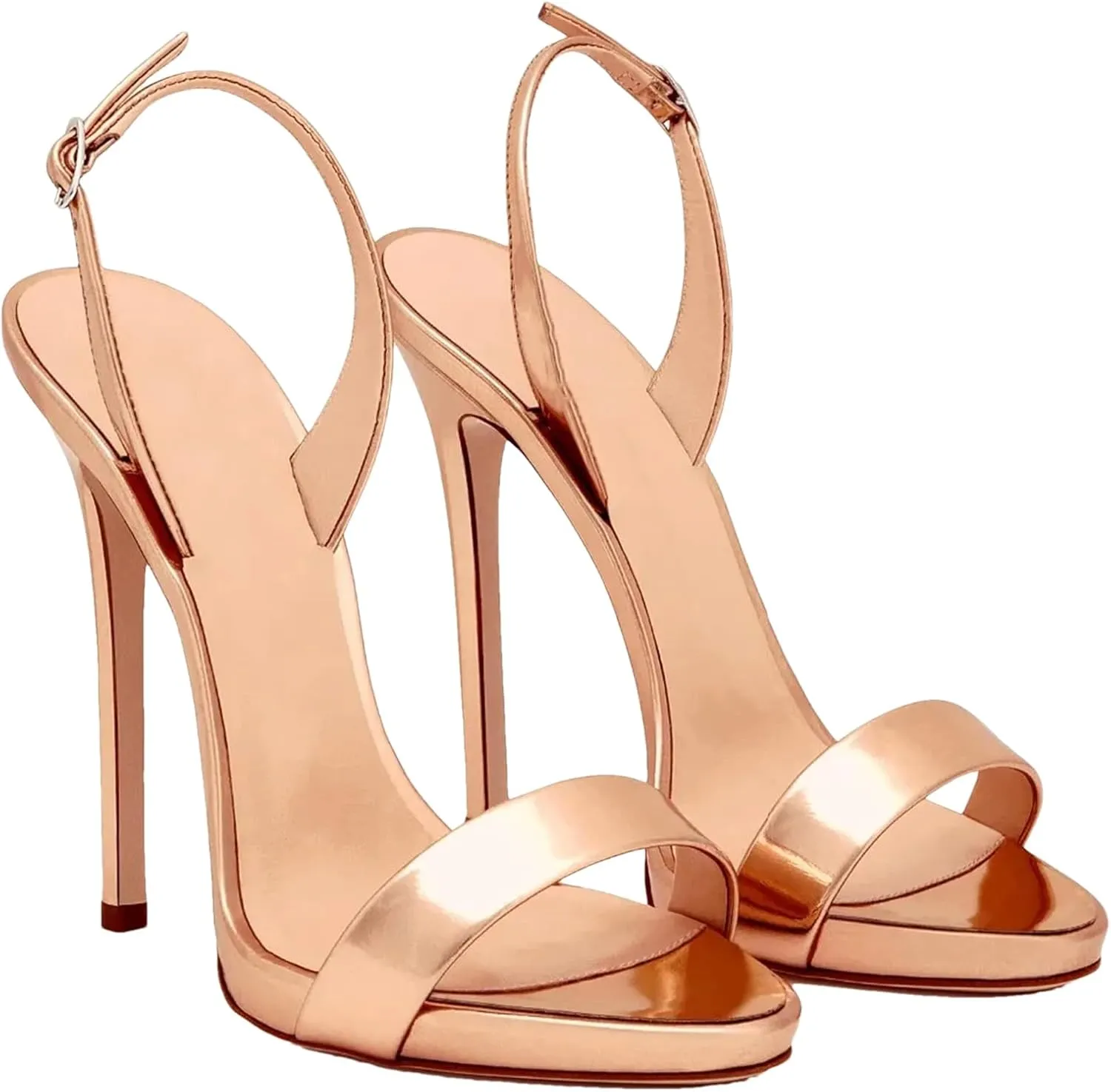 Women's Back Strap Stiletto Sandals, Open Toe Summer Party Heels