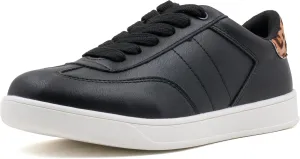 Women's Lace Up Trendy Sneaker Classic Fashion Low Top Walking Shoes