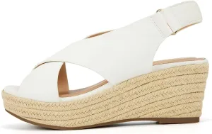 Women's Platform Espadilles Wedge Beach Sandals Summer Sandals Open Toe Ankle Strap Sandals