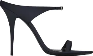 Women's Rhinestone Slide Sandals, Air Slingback Strappy Elegant Heels