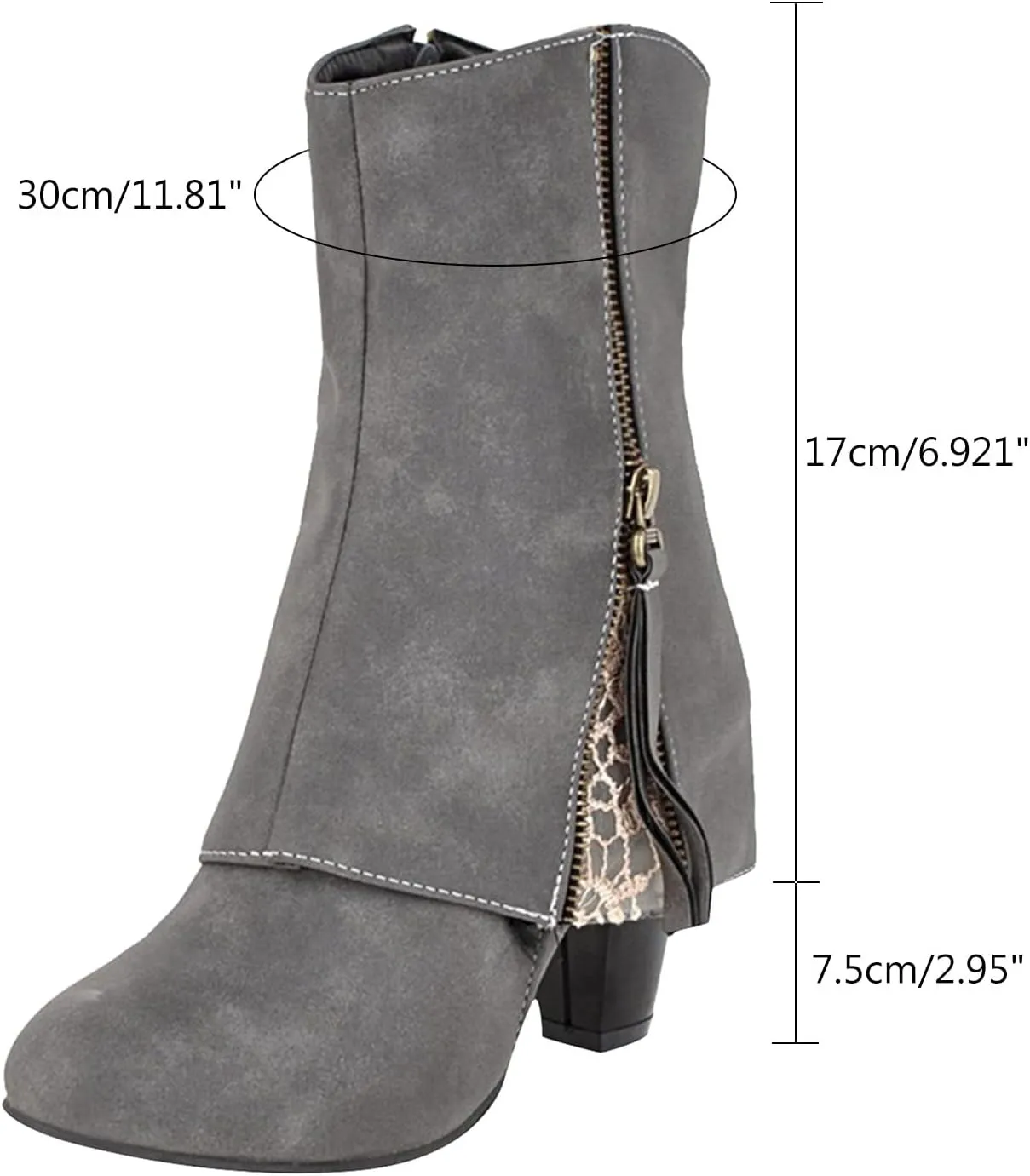 Womens Snake Skin Cowboy Boots Ladies Autumn And Winter Fashion Handsome Retro Embroidery Lambskin Boots Women