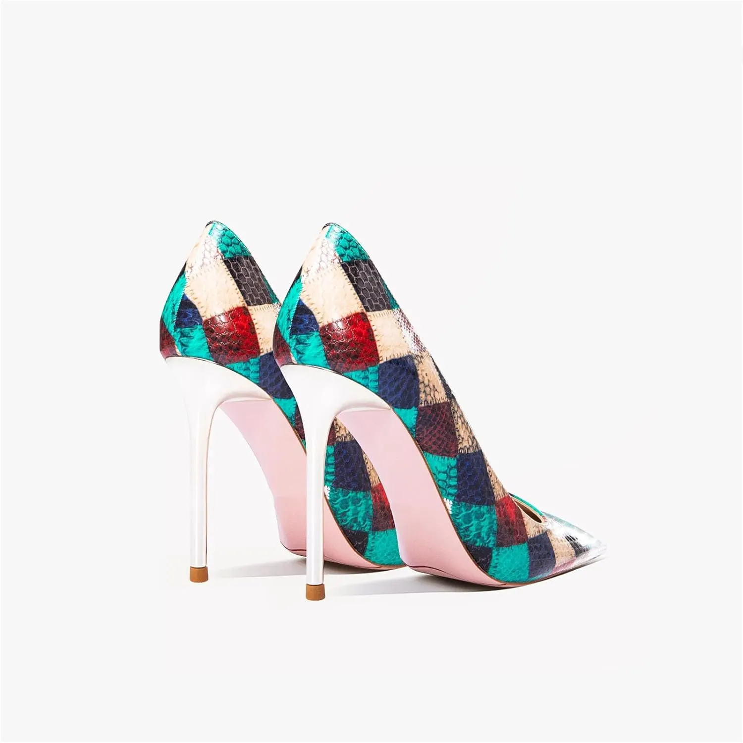 Women's Stiletto Pumps, Luxury Leather Designer Party Heels