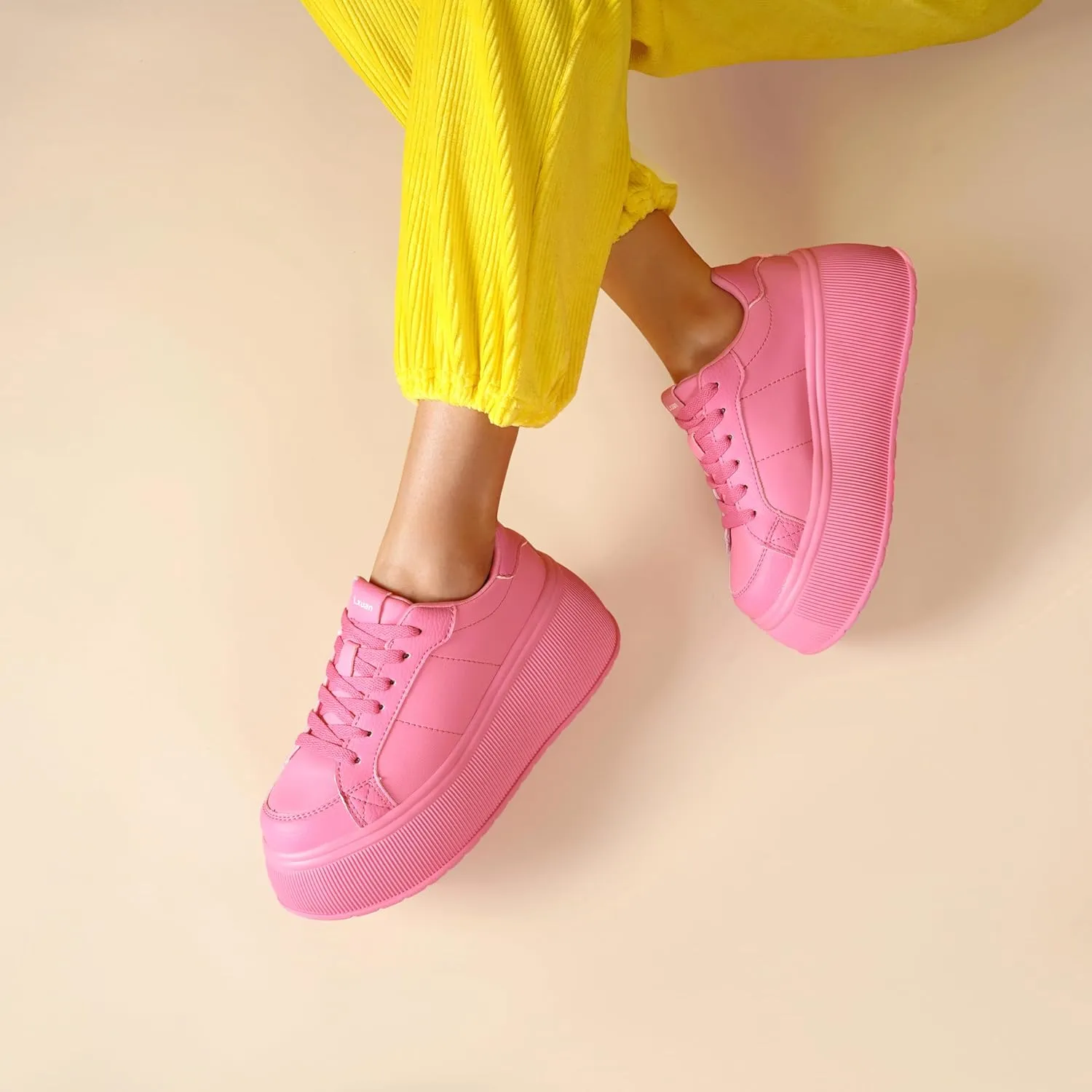 Women's Thick-Soled Fashion Sports Shoes Classic Wedge Casual Lightweight Low-top Walking Shoes