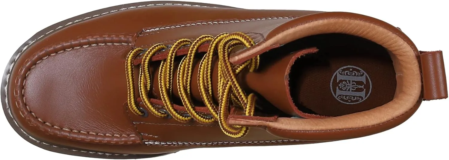 Work Boots for Men, 6" & 8" SureTrack Soft Toe Slip Resistant Moc Toe Mens Work Boots 84994/86994