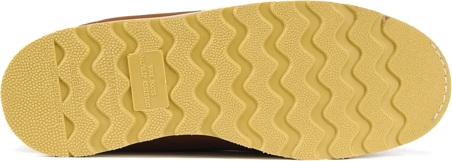 Work Boots for Men, 6" & 8" SureTrack Soft Toe Slip Resistant Moc Toe Mens Work Boots 84994/86994