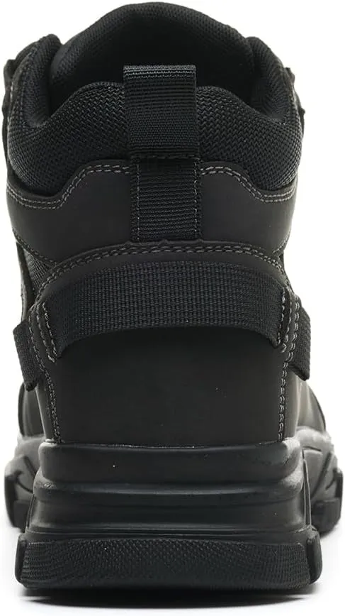 Work Boots for Men Safety Steel Toe Boots，Comfortable Industrial & Construction Shoes Puncture Proof Non Slip Mens Work Boots