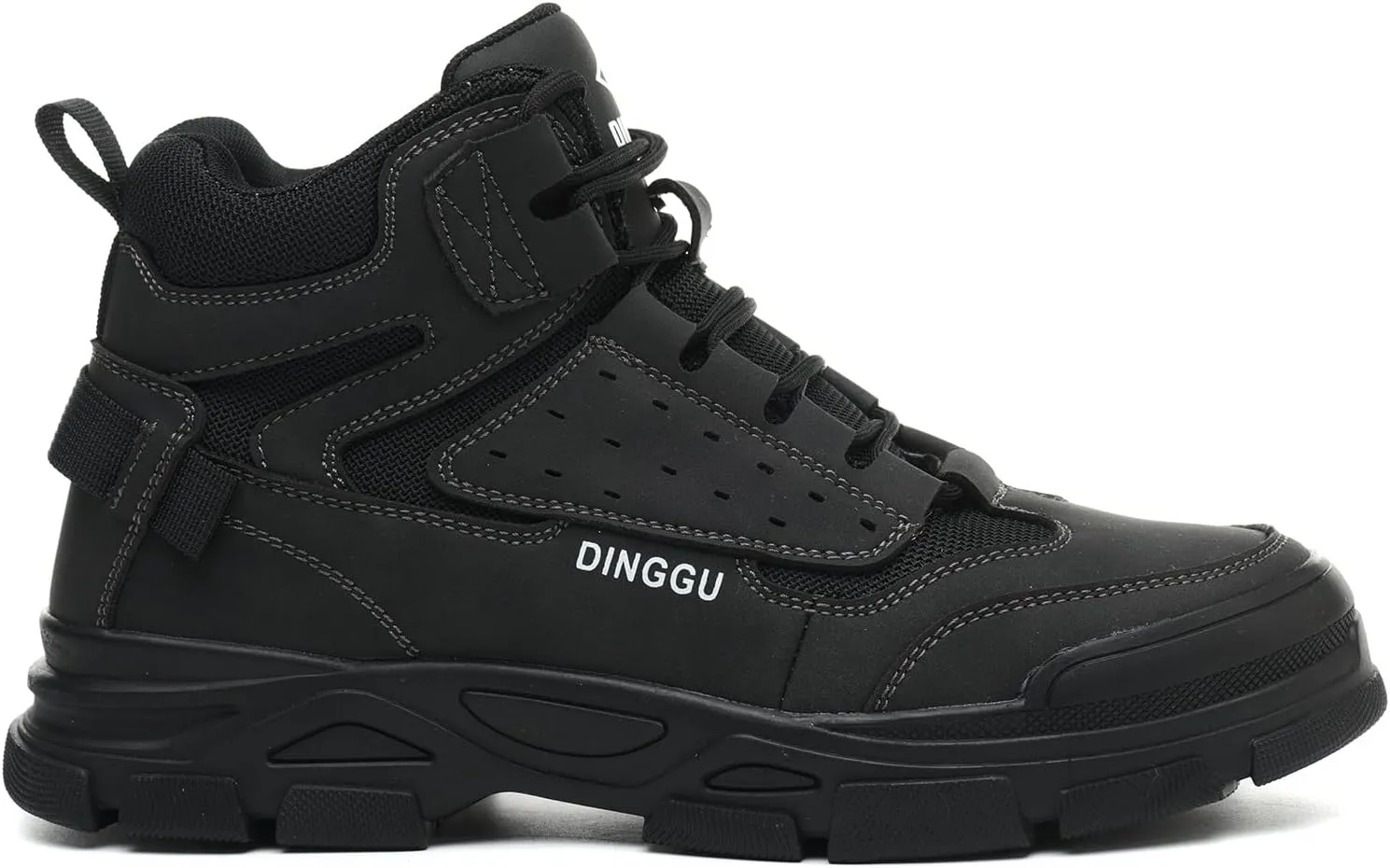 Work Boots for Men Safety Steel Toe Boots，Comfortable Industrial & Construction Shoes Puncture Proof Non Slip Mens Work Boots