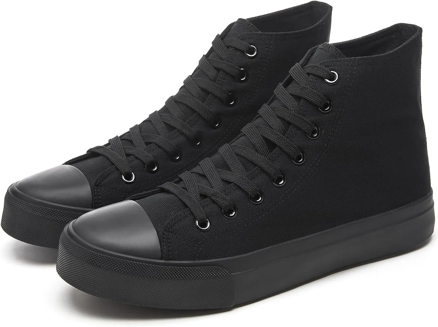 yageyan Men’s High Top Canvas Sneakers Fashion Lace up Walking Shoes Casual Classic