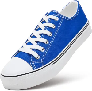 ZGR Mens Classic Casual Shoes,Lace-up Fashion Sneakers,Low Top Canvas Sneakers for Men