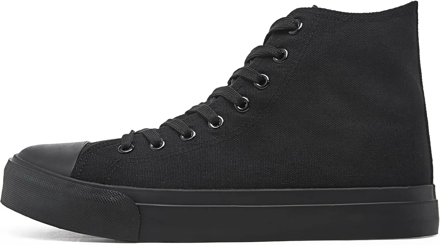 ZGR Men's High Top Canvas Sneakers Lace Up Classic Casual Walking Shoes
